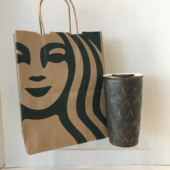 Starbucks Other - Starbucks Bronze Mermaid Scales Tumbler, New